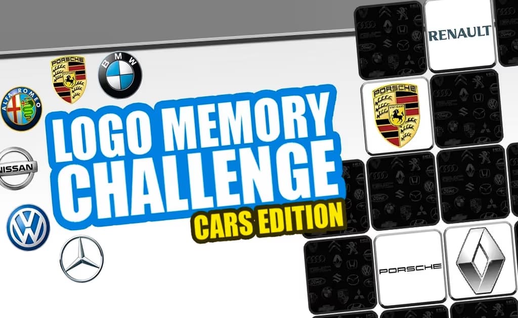 Logo Memory Challenge - Cars Edition