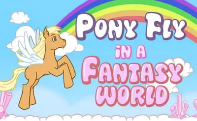 Pony Fly in a Fantasy World