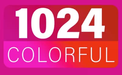 1024 Colorful