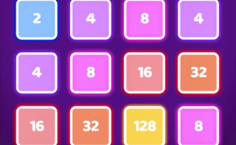 Neon 2048