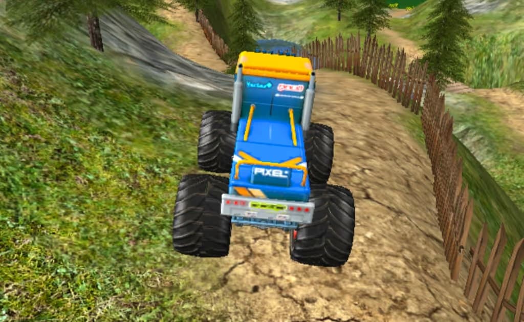 Monster Truck Offroad Driving Mountain