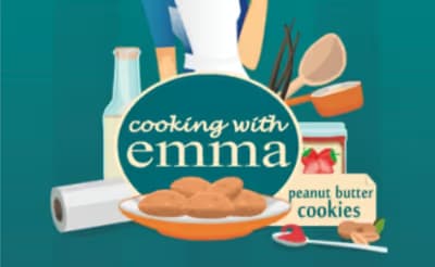 Peanut Butter Cookies - Cooking with Emma