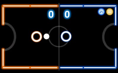 Neon Hockey Game