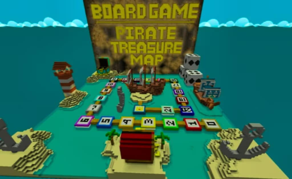 Board Game: Pirate Treasure Map!