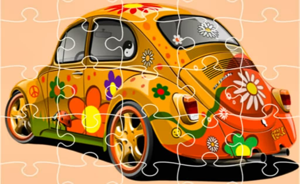 VW Beetle Jigsaw