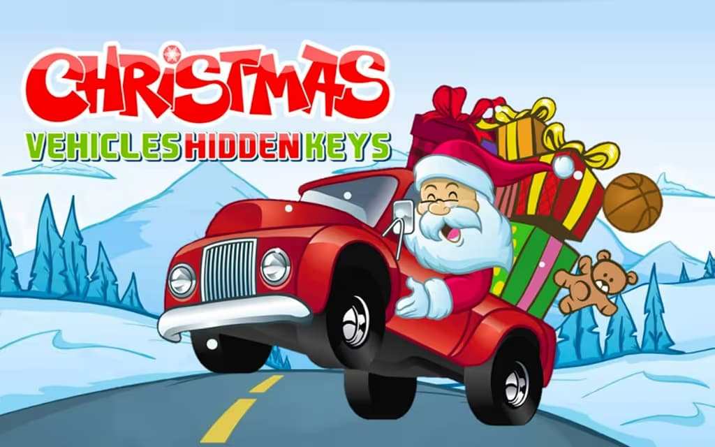 Christmas Vehicles Hidden Keys
