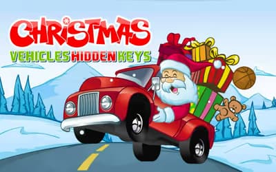 Christmas Vehicles Hidden Keys