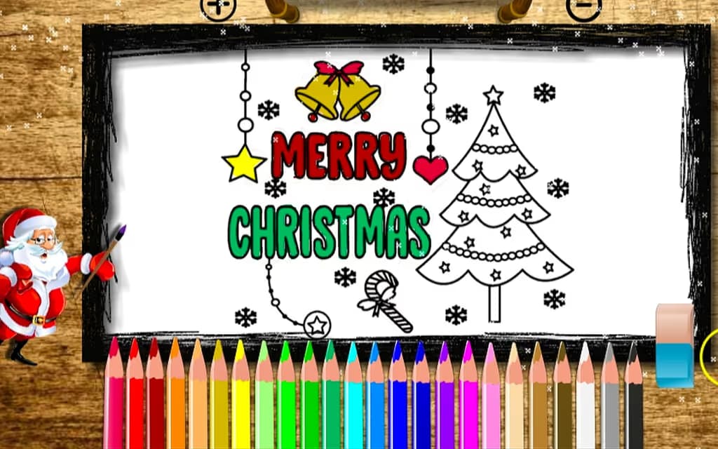 Merry Christmas Coloring Book