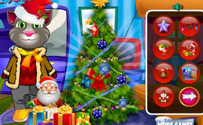 Talking Tom Christmas Time