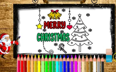 Merry Christmas Coloring Book