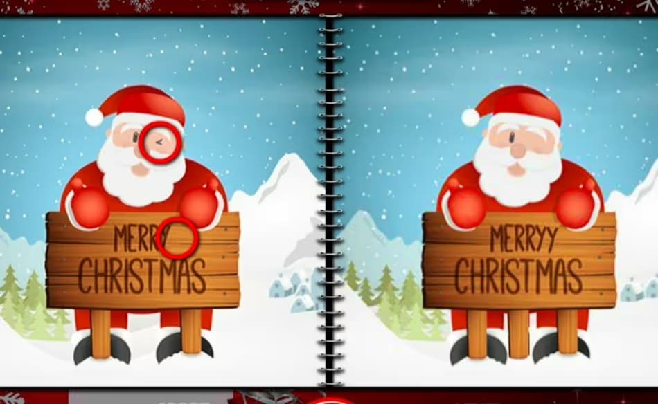 Merry Christmas - Spot the Difference