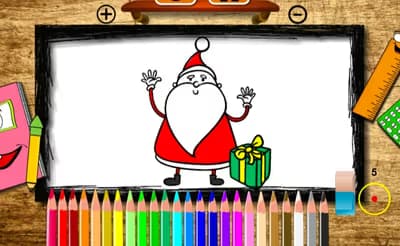 BTS Santa Claus Coloring Book