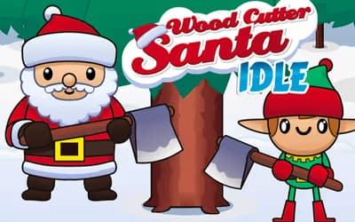 Wood Cutter Santa Idle