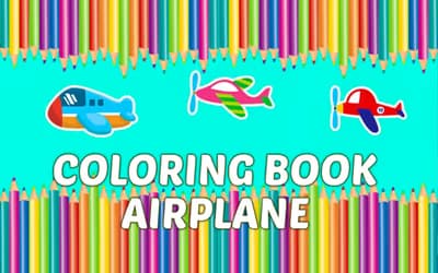 Coloring Book Airplane