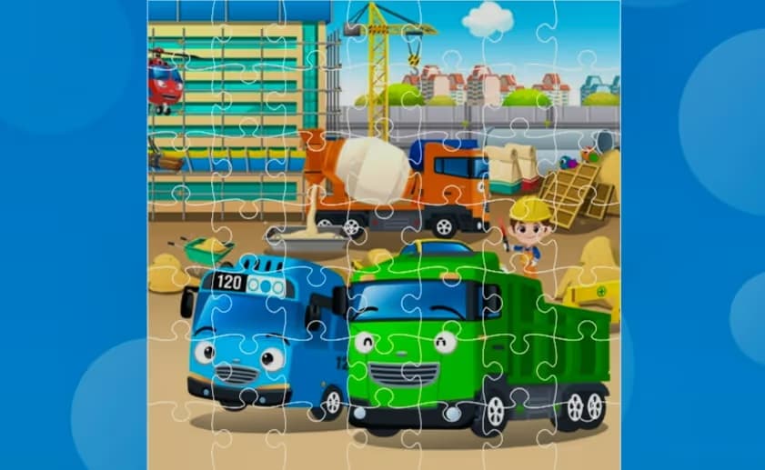 Cartoon Trucks Jigsaw