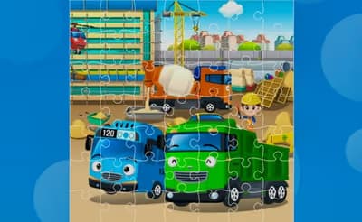 Cartoon Trucks Jigsaw