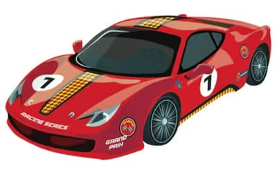 Racing Cars Coloring