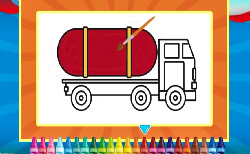Tank Trucks Coloring