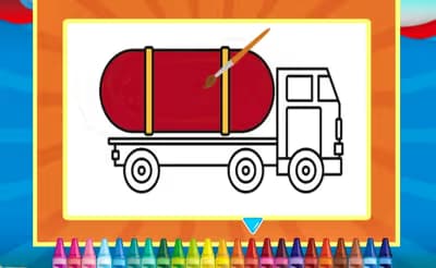Tank Trucks Coloring