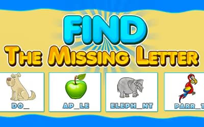 Find The Missing Letter Game