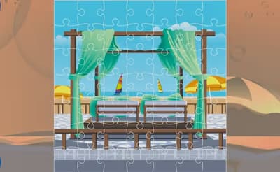 Cabana Beach Jigsaw