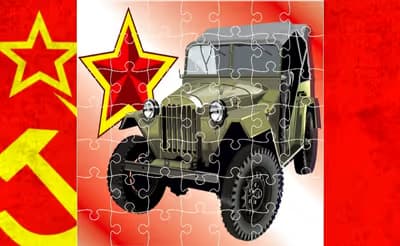 Soviet Cars Jigsaw