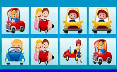 Kids Vehicles Memory