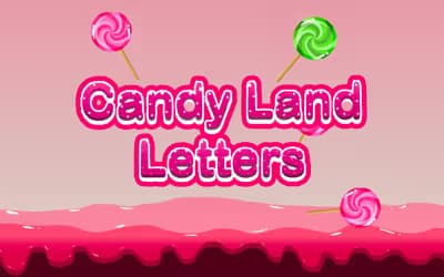 Candy Land Letters