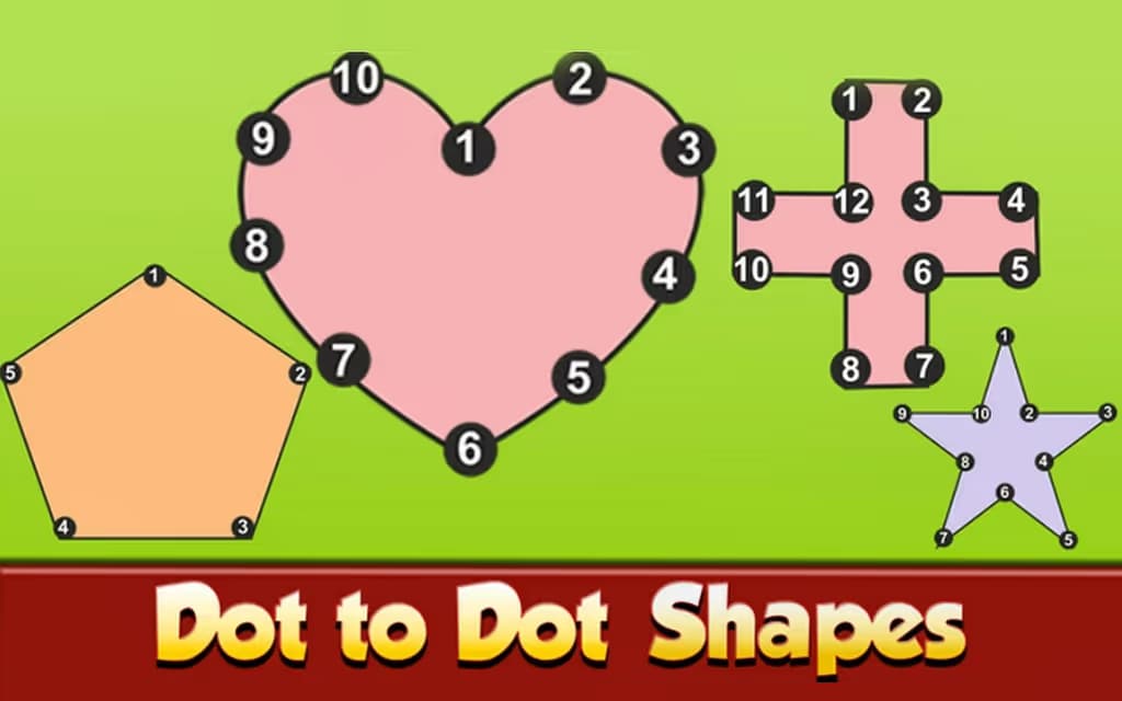 Dot to Dot Shapes