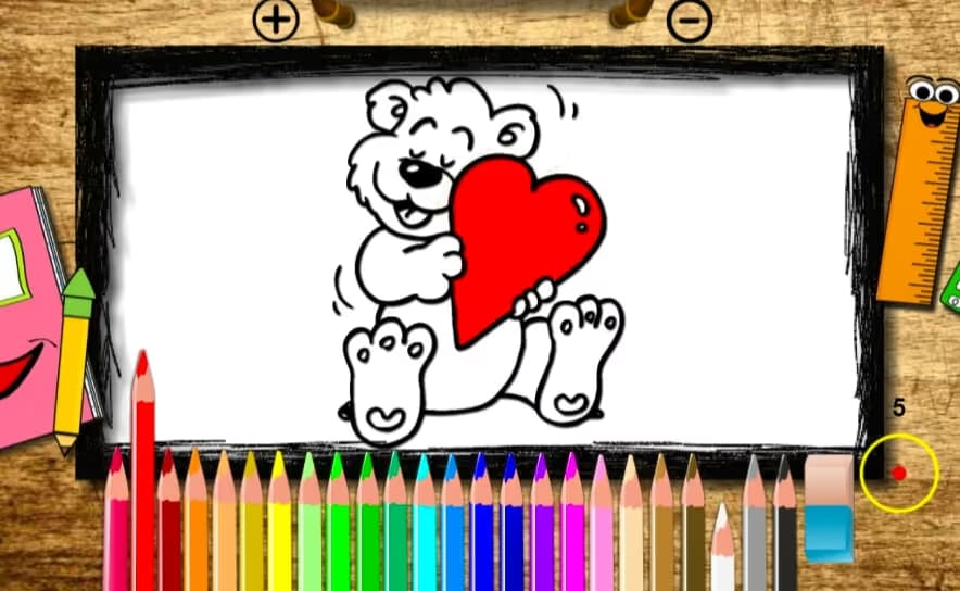 Happy Valentine's Day Coloring Book