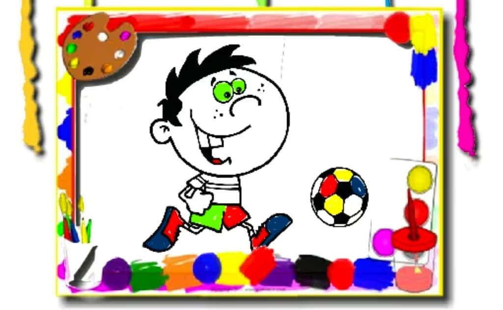 Football Coloring Time