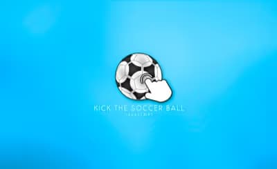 Kick the soccer ball