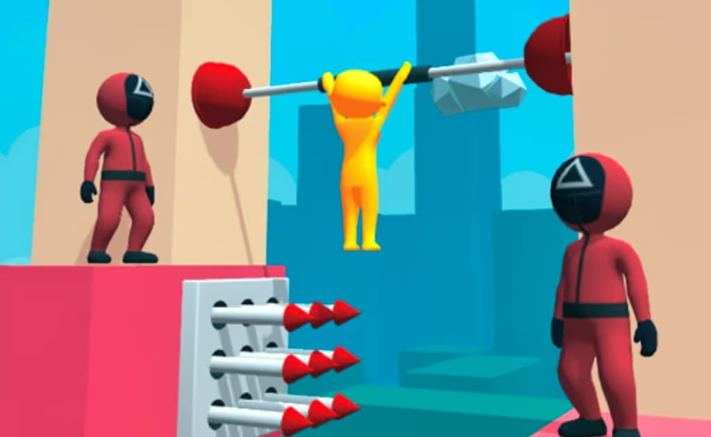 Squidly Escape Fall Guy 3D