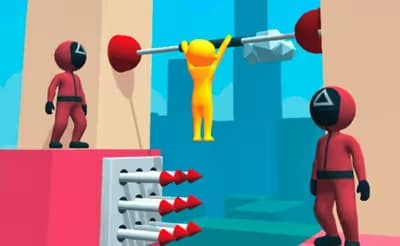 Squidly Escape Fall Guy 3D