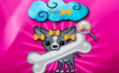 Funny Doggy Hidden Bones