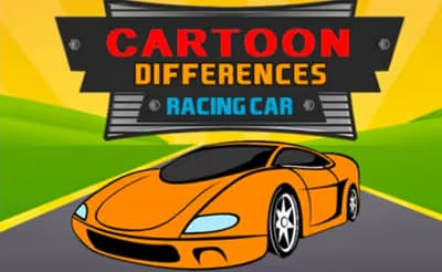 Cartoon Racing Car Differences