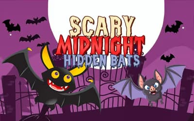 Scary Midnight Hidden Bats