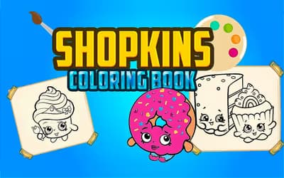 Shopkins Coloring Book