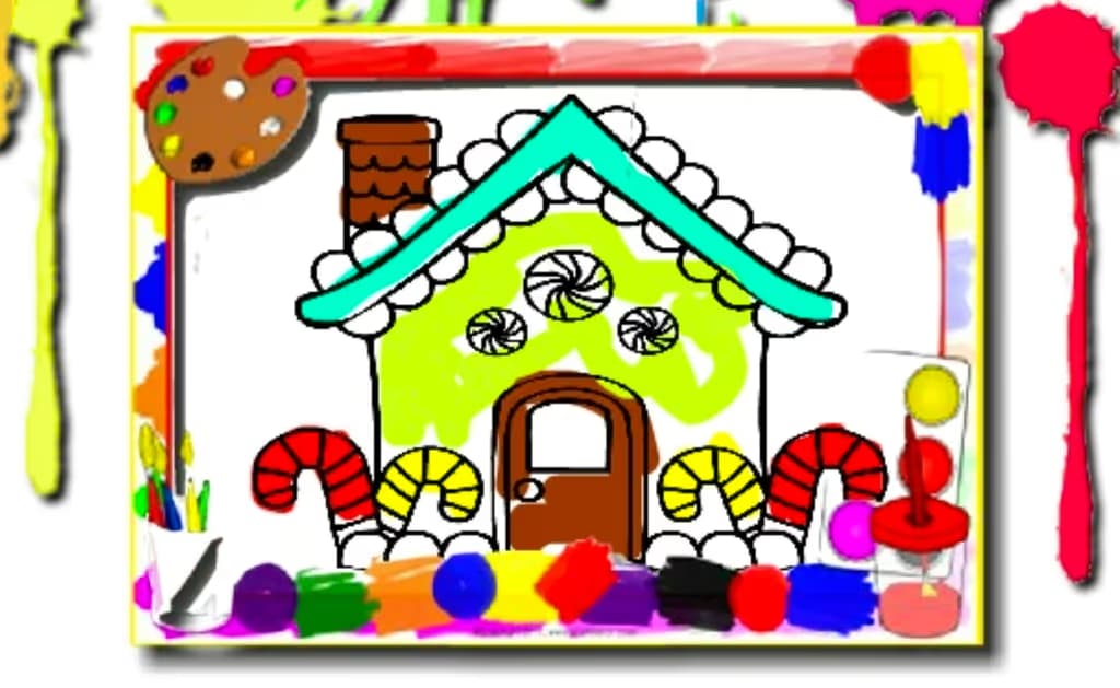 House Coloring Book