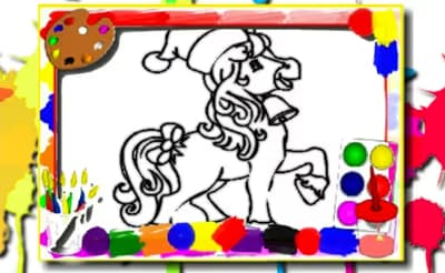 Horse Coloring Book