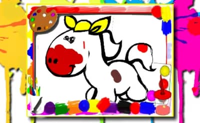 Horse Coloring Book Game