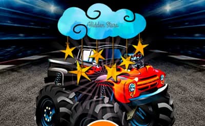 Cartoon Trucks Hidden Stars
