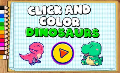Click and Color Dinosaurs