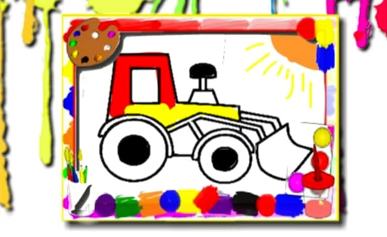 BTS Kids Car Coloring