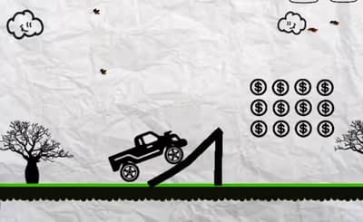 Paper Monster Truck Race