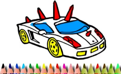 BTS Gta Cars Coloring Book