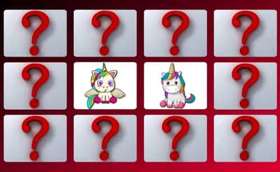 Cute Unicorn Memory