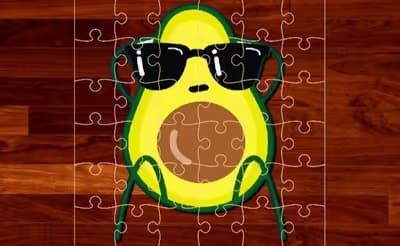Avocado Puzzle Time