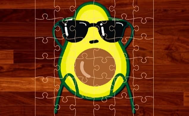 Avocado Puzzle Time