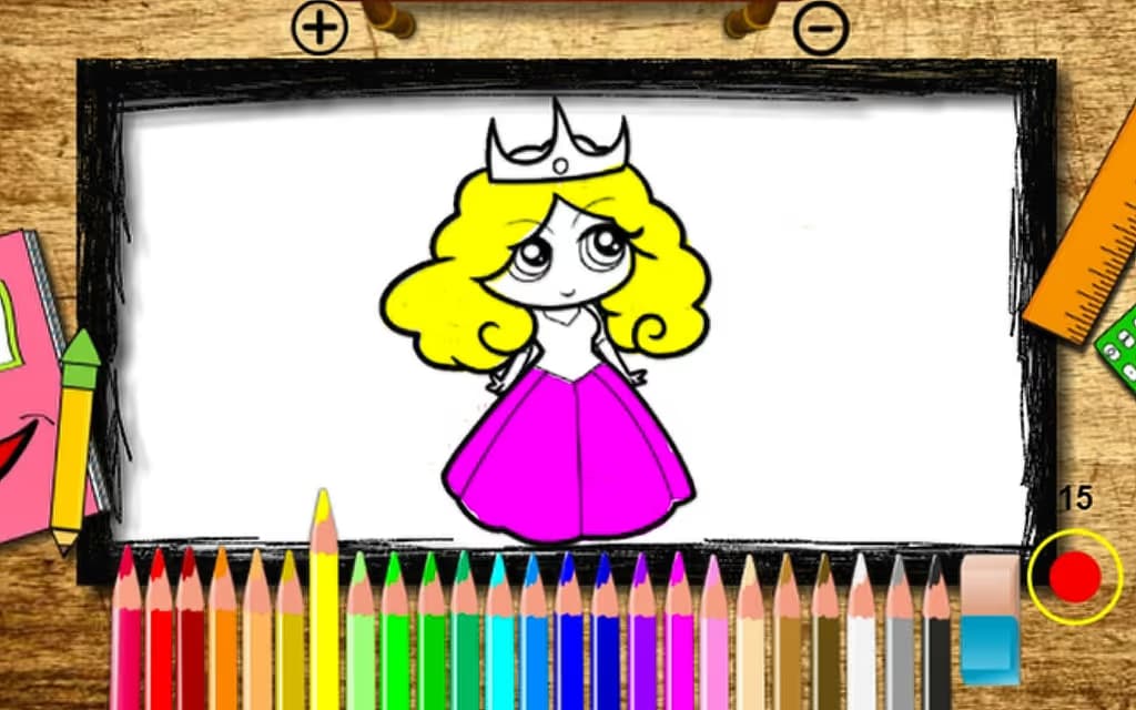 BTS Princess Coloring Book